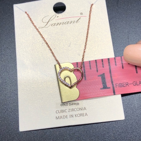 RoseGold heart pendant - Picture 5 of 7